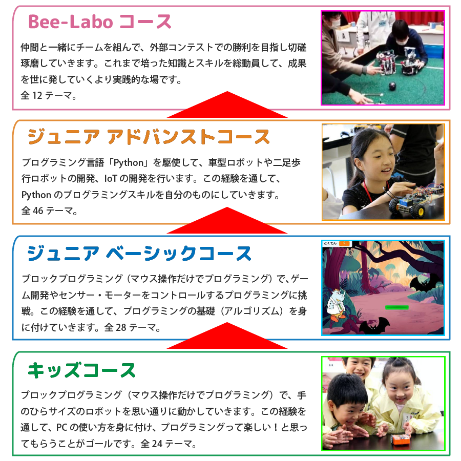 段階的・継続的ステップアップカリキュラム