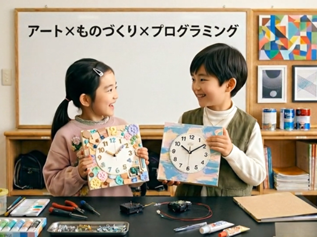 ひらめきが動きだす！マイアートクロック