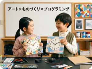 ひらめきが動きだす！マイアートクロック
